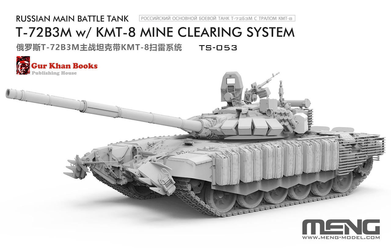 Meng 1/35 T-72B3M With KMT-8 Mine Clearing System TS053